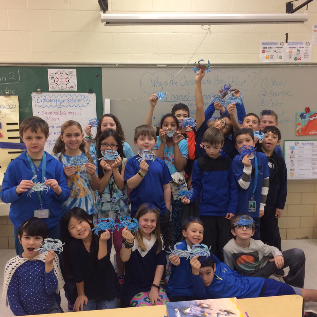 erinwp's tweet photo. What's making the Chesapeake Bay "blue"? #BCPSBlue @pinewoodpenguin https://t.co/EpdvPKOG2V