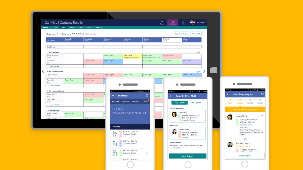 seriouslytech's tweet image. Microsoft launches StaffHub, a new Office 365 app aimed at shift workers seriouslytech.com/2017/01/12/09/…