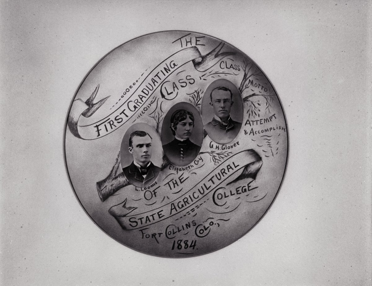 CSUMorganLib's tweet photo. Colorado Agricultural College's (CSU) first graduates.  Alumni Photograph Collection. https://t.co/B5YiEgB5h6