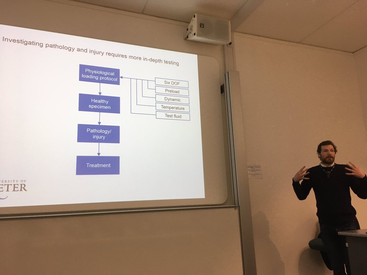 darione581's tweet image. #DrTimHolsgrove from @CollegeofEMPS discussing at #SpiRef how #invitro testing can be used to replicate and analyse #spinalpathologies.