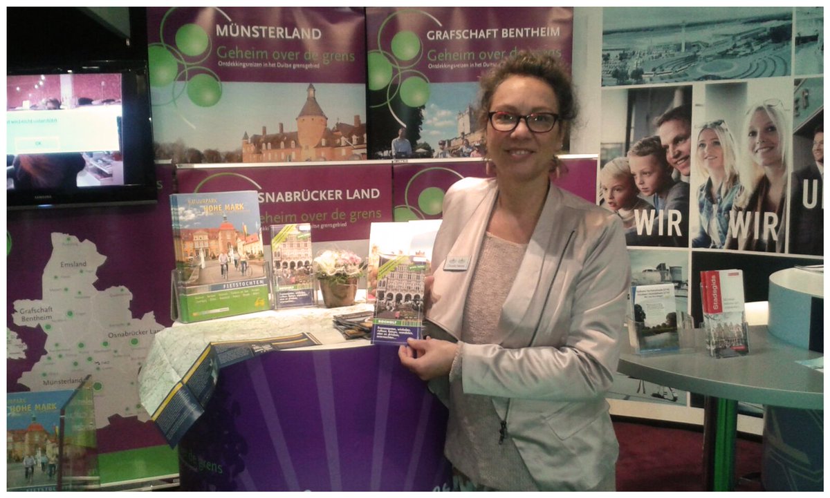 Messeauftakt in #Utrecht. Wir durften in kurzer Zeit schon sehr viele Broschüren verteilen :)