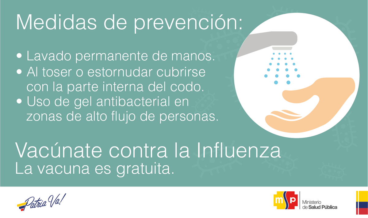 Salud_Ec's tweet photo. Visita el centro de salud más cercano y #VacúnateContraLaInfluenza https://t.co/OZzJ9S9io9