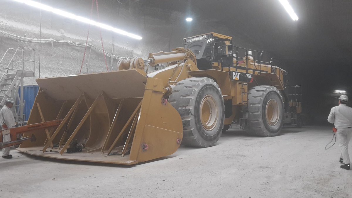 Transporting a 100-tonne machine to its job 750 meters below the Earth’s surface is no simple task: bit.ly/2jc7KjB