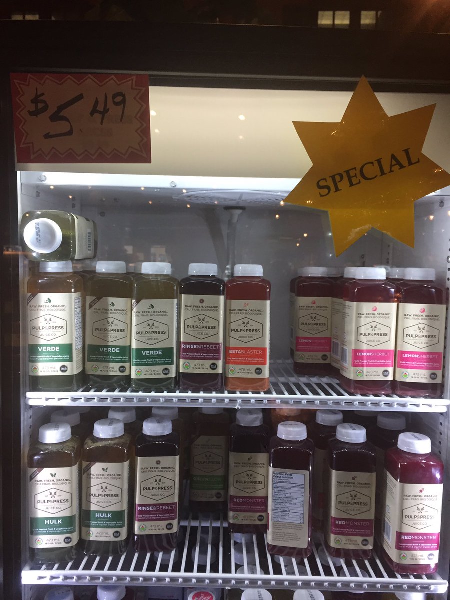 AMAZING Special price for <a href="/pulpandpress/">Pulp & Press Juice</a> $5.49 at <a href="/Remark_London/">Remark Fresh Markets</a> limited quantities and time!! Hurry in today!! #organic #fresh #local