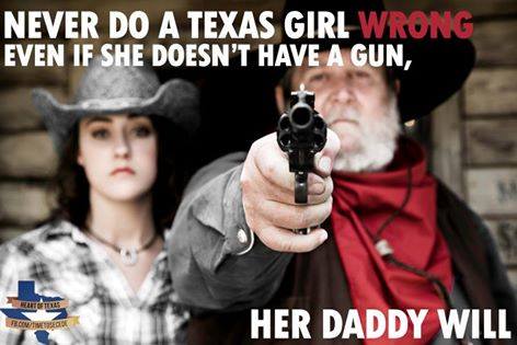 IT IS TEXAS...chances are she's got a gun too!
Thanks for the post <a href="/ItsTimeToSecede/">Heart Of Texas</a>!