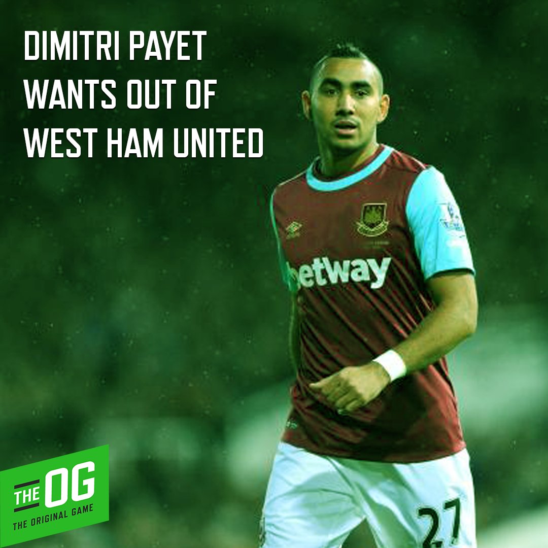 TheOGonKiswe's tweet photo. @dimpayet17 wants out of West Ham United. They tweeted earlier that he does not want to play for them. #soccer #soccernews #PayetOut https://t.co/dwNbdrmtrN