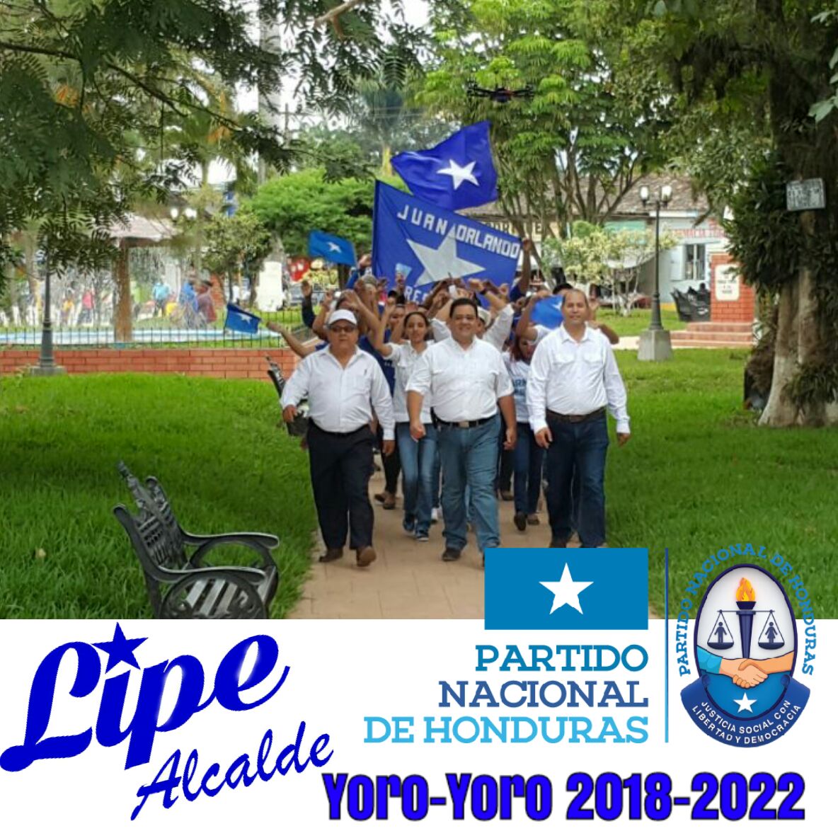 LipeAlcaldeYoro's tweet photo. Vamos por Mas Cambios, Yoro se lo merece #LipeAlcalde #AdelanteJOH @PNH_oficial https://t.co/8Gz7SLvWOp