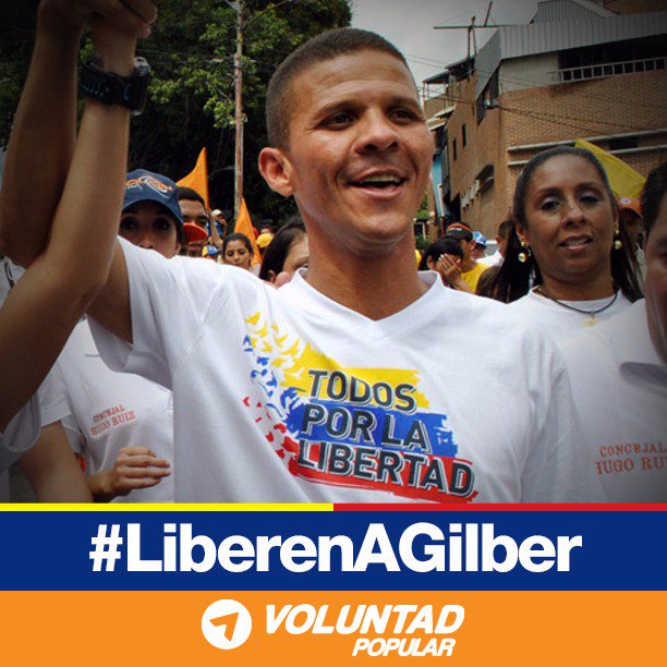VPCabimas's tweet photo. Lo dijo @gilbercaro "Los hombre libres nunca tendrán prisión" #LiberenAGilber https://t.co/ZoC6tkiFFr https://t.co/7paenMBsjY