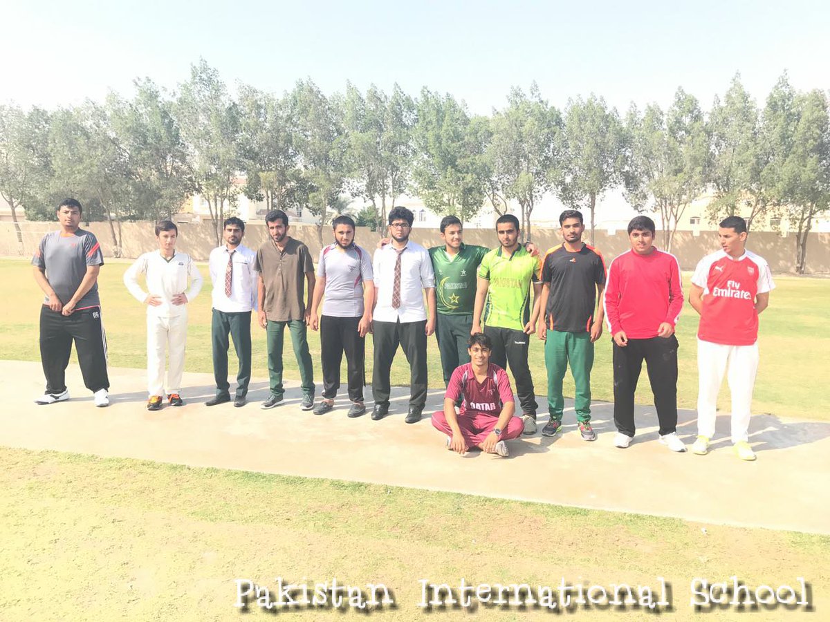 PakIntSchoolQa's tweet photo. Cricket match between XI and XII with XII winning the match! #PakistanInternationalSchool #StudentCouncilTakeover #Sports #Cricket https://t.co/zjemP1EdAJ