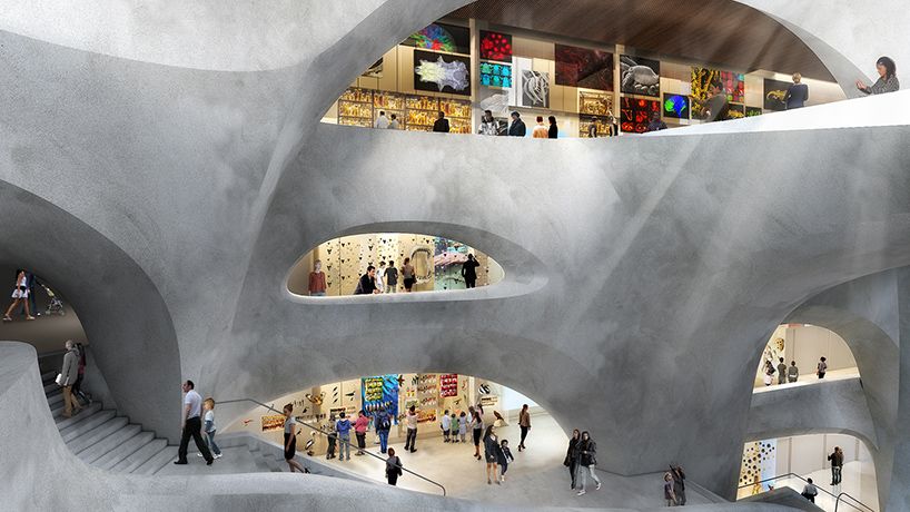 designboom's tweet photo. studio gang details expansion plans for the american museum of natural history https://t.co/49uXxonccT @AMNH https://t.co/pabPCuGLed