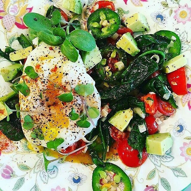 At times having a healthy lunch can activate a serious afternoon beast mode.  #gettingitdone #feelinggreat