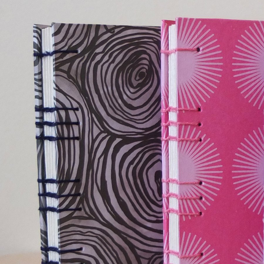 Handmade notebooks by Janelle Holod creator of Cyanotype Paper – check it out at Orange, the design pop-up shop! facebook.com/events/1129418…