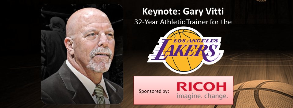 Legendary <a href="/Lakers/">Los Angeles Lakers</a> athletic trainer, Gary Vitti, to keynote #Xplor17 ow.ly/uIui307VhBm  #printing #CCM #CX