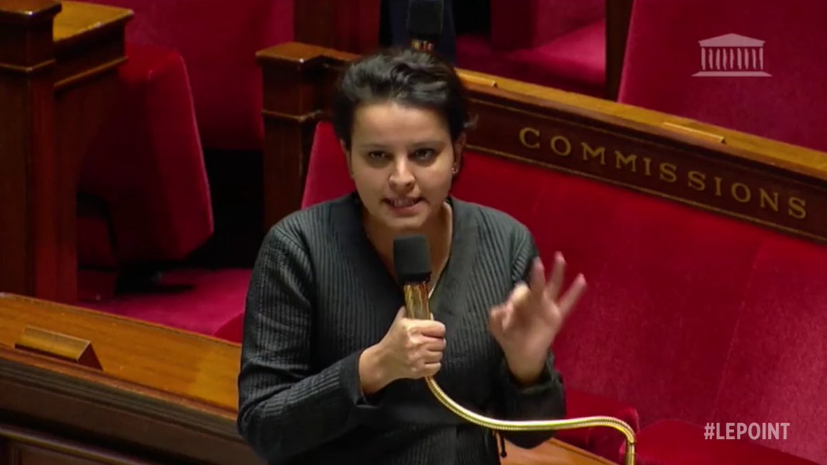 leJRepublicain's tweet photo. Une ministre totalement #hilare, #moqueuse et verbalement #violente envers l'opposition, ce n'est pas acceptable. @Republicains_An https://t.co/V6hHkv0ovs