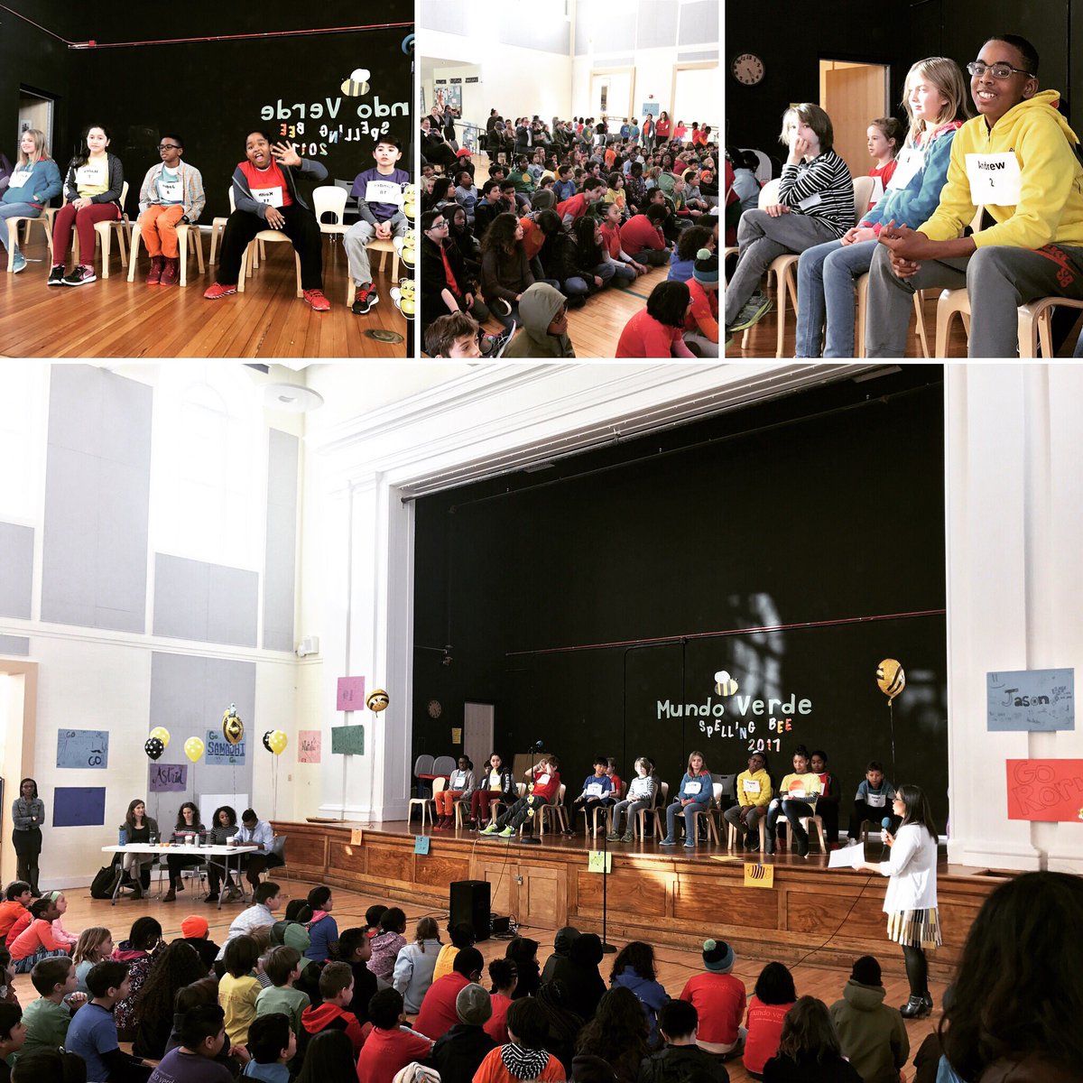 MundoVerdePCS's tweet photo. ¿Deletrear palabras como “lyre” y “thaumaturge”? ¡No fue ningún problema para los alumnos de 4° y 5° grado! #mvpcs #mundoverde #spellingbee https://t.co/vIFoobhXAL
