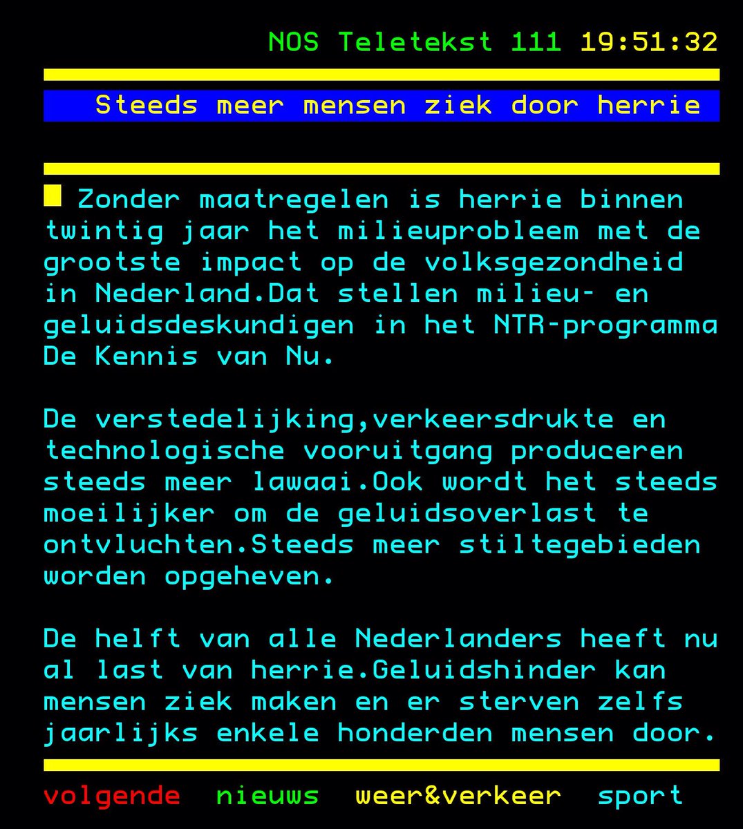 Geluidsoverlast meest urgente milieuklacht en verdient meer aandacht!
