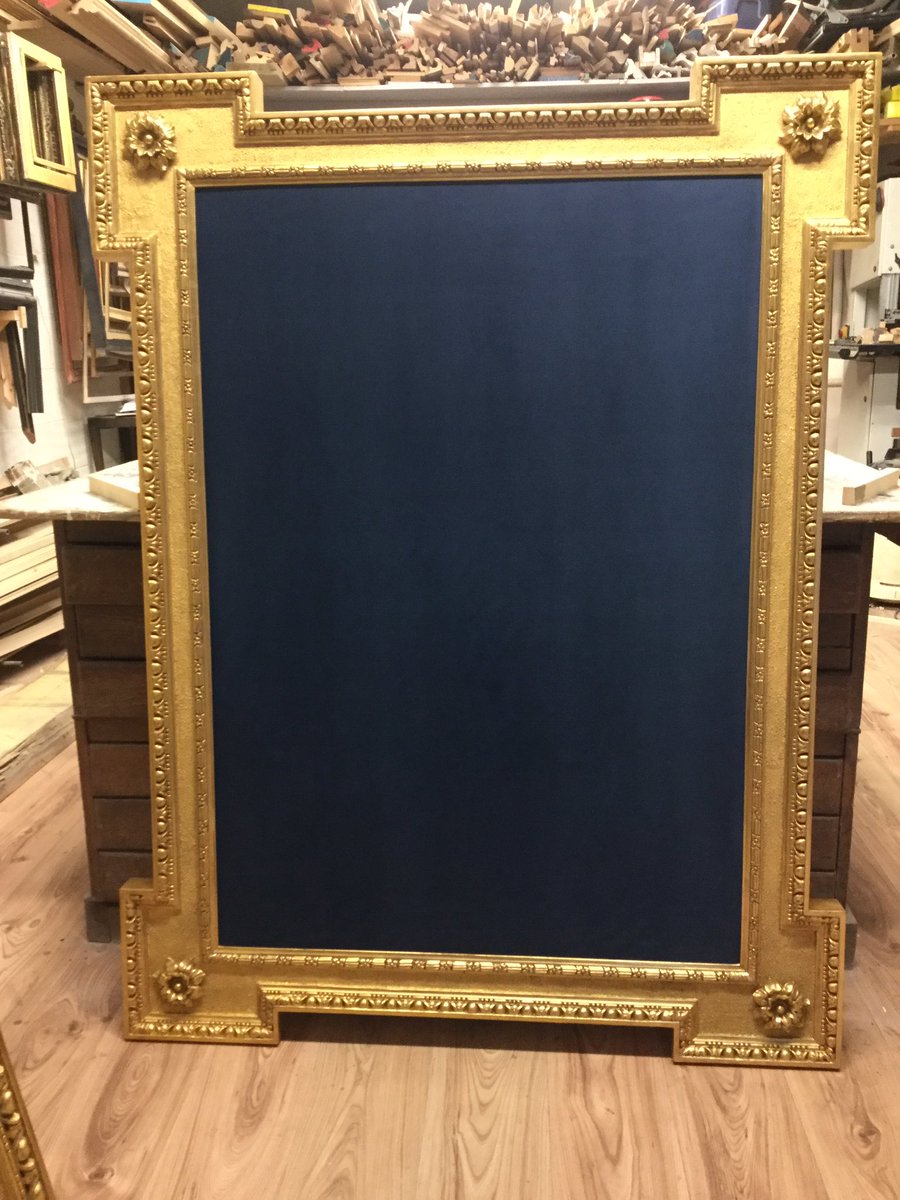 fineframesTony's tweet image. Just finished two hand carved Kent frames in time for the Exhibition of Splendour/The Georgian Group.