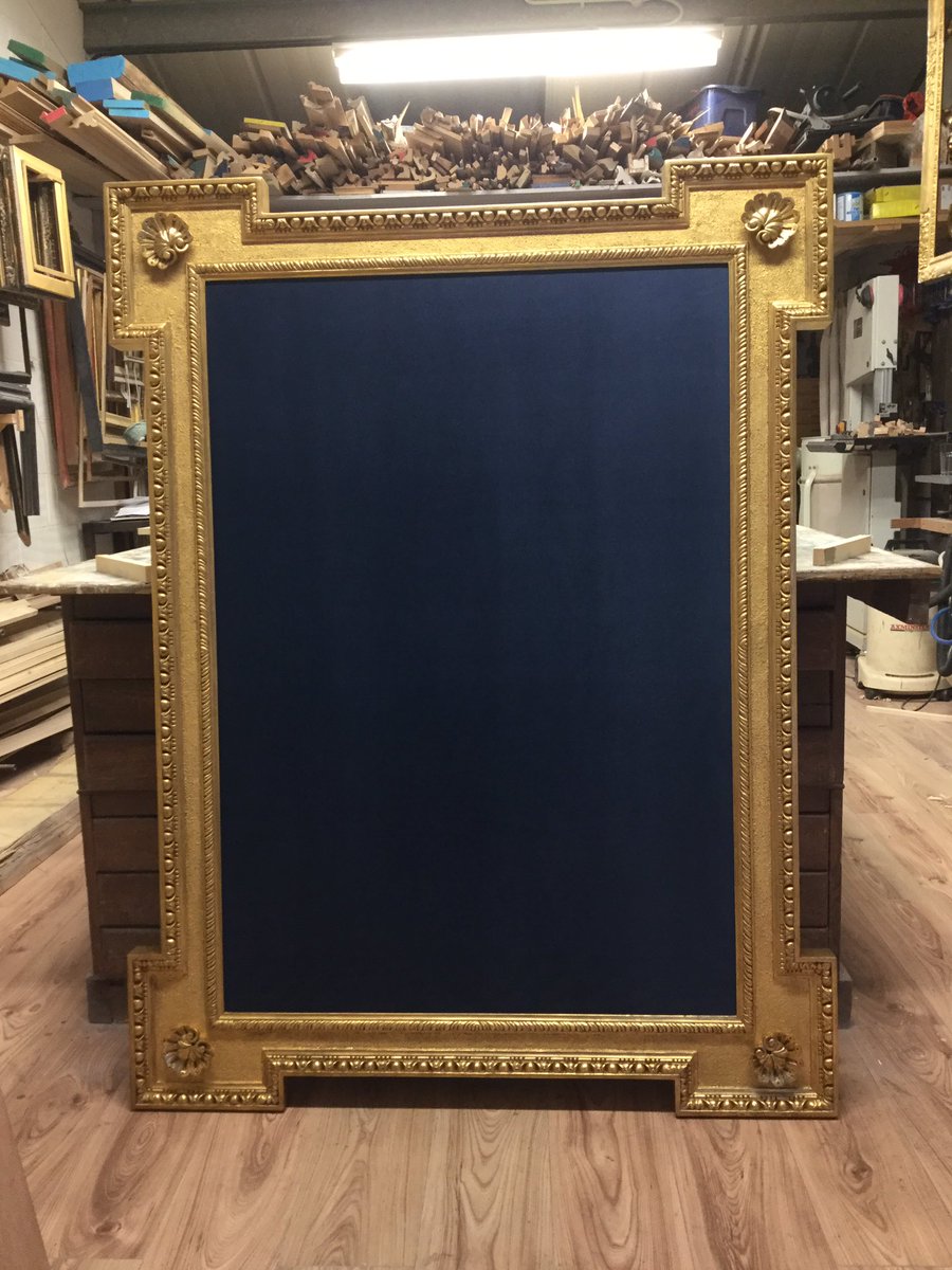 fineframesTony's tweet image. Just finished two hand carved Kent frames in time for the Exhibition of Splendour/The Georgian Group.