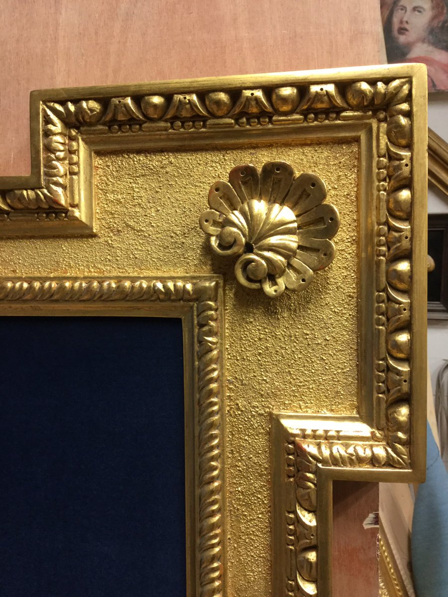 fineframesTony's tweet image. Just finished two hand carved Kent frames in time for the Exhibition of Splendour/The Georgian Group.