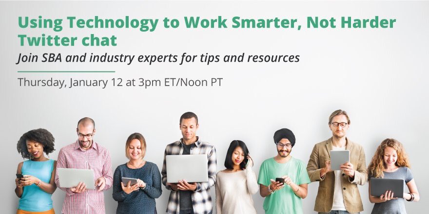 In 30 minutes! Join #SBAchat for tips from over 30 organizations on how to determine when a new technology is right for your business