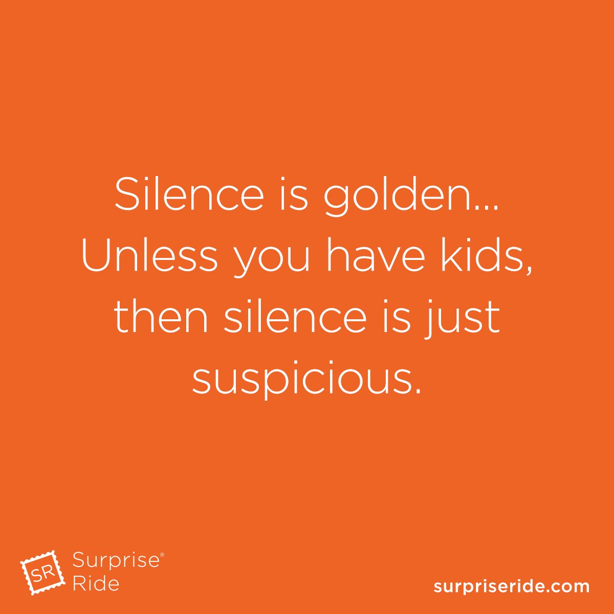 SurpriseRide's tweet image. Did you hear that? No? The little ones must be up to something! #busymoms #unpluggedlearning #surpriseride #childhoodunplugged