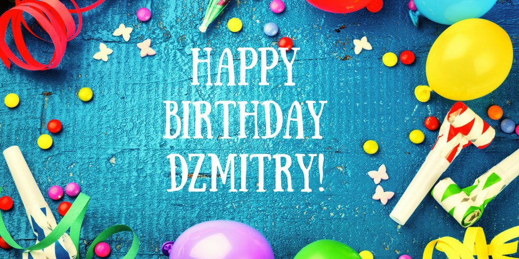 Starting the New Year off celebrating! Happy birthday Dzmitry! From your friends at Be A Part Of bit.ly/2hmlh7O
