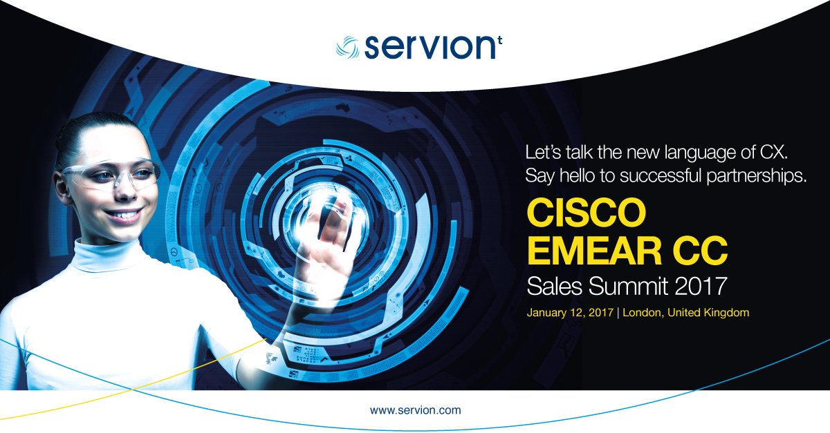 vijay8783's tweet image. Join us at the summit today!
#ciscoemear #cx #partnerships #servion