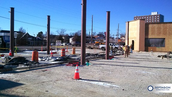 Septagon's tweet photo. Has anyone noticed the progress @Septagon has made on the new Break Time location in Rolla, MO? https://t.co/9Q3WwV35a9
