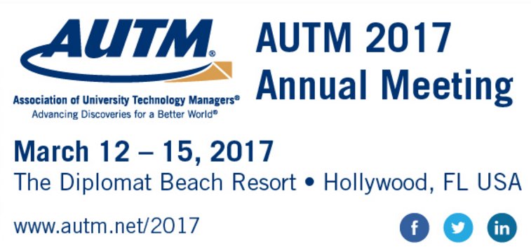AUTM's tweet image. Don't miss the #AUTM2017 Annual Meeting, March 12-15 – early registration discount ends this Friday! bit.ly/2jzix8y #techtransfer