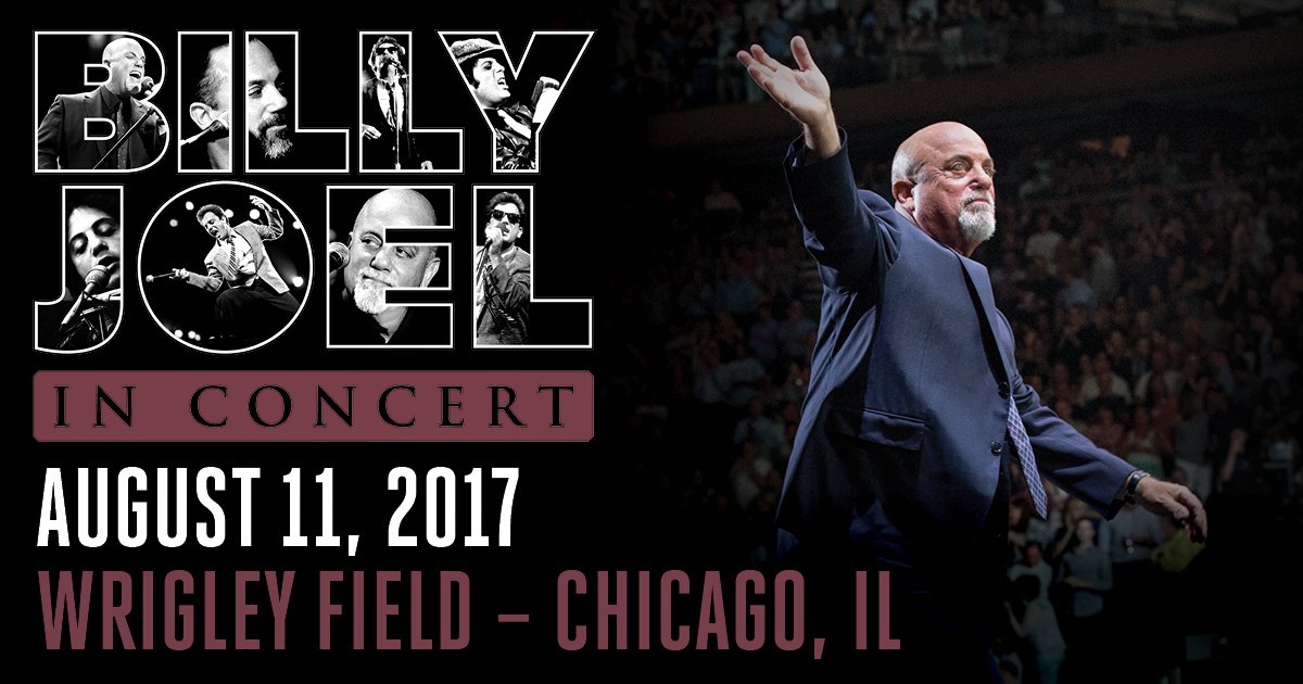Billy Joel on Twitter "Billy will return to Chicago to perform at