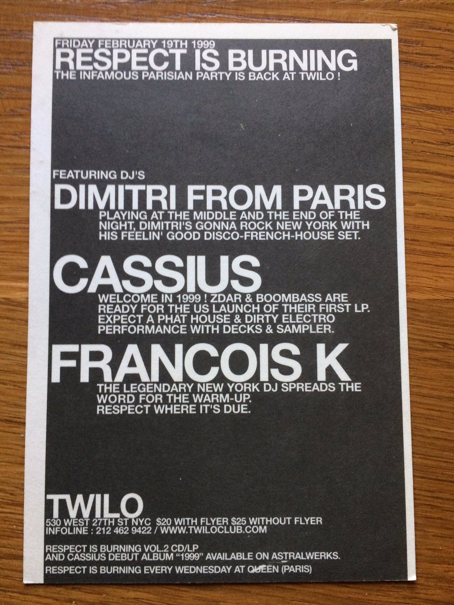 zivass's tweet photo. #cassiusindahouse #respect #respectisburning #twilo 🕺🏻Poke @CASSIUSOFFICIAL @BOOMBASS @ZdarWar https://t.co/ZHyW1NQ8Um