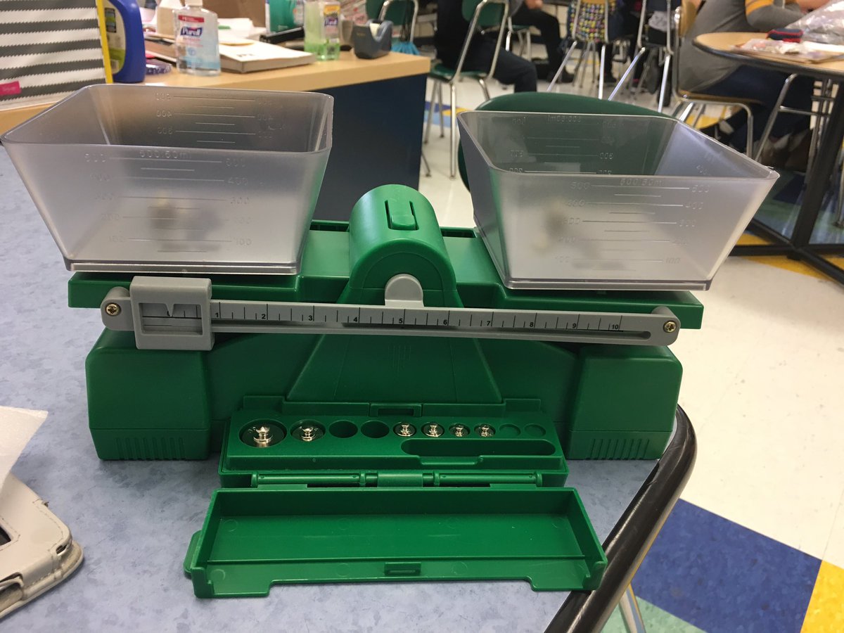 jwolf301's tweet image. Balancing equations in math special thanks to the science team for letting us borrow the new pan balances #teamwolfetz #scienceinmath