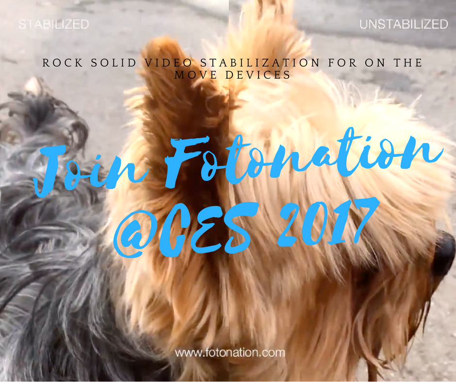 LIVE from <a href="/CES/">CES</a> - #Enablingtech join FotoNation to learn more on #biometrics, #automotive #dms #EIS #Object-detection hubs.ly/H05NgpR0