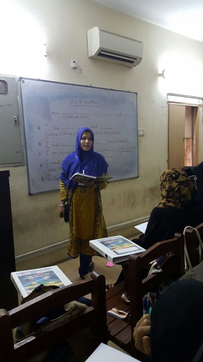 Horizon_WA's tweet photo. My bio poem activity in #englishworks class @usconsulatekhi @AnumFaheem @s_usman93 https://t.co/46q5vf9ra2