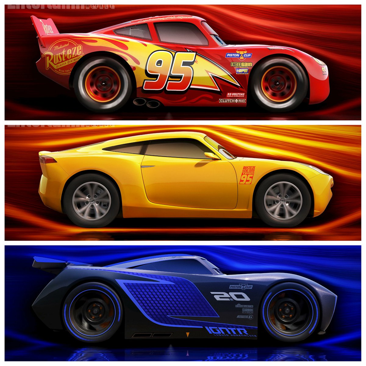 Sasaki Time on Twitter: "Lightning McQueen, Cruz Ramirez and Jackson