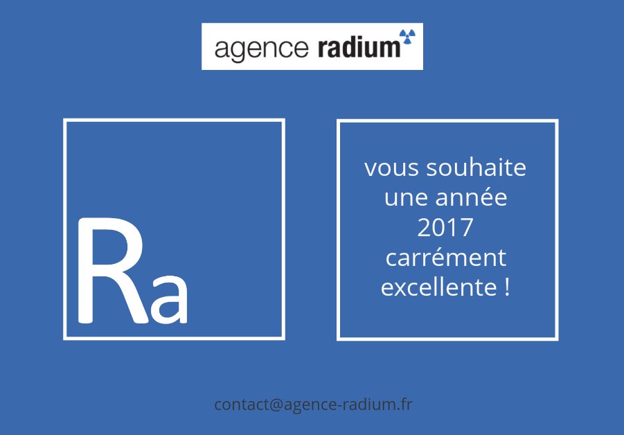 agenceradium's tweet photo. #2017 #BonneAnnee https://t.co/lJnWmbcSjt