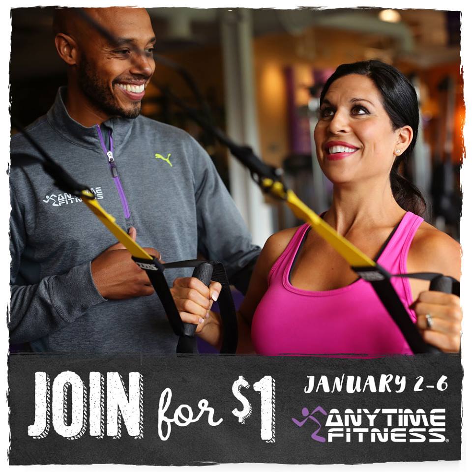 eatshoplivehtgn's tweet photo. Tomorrow is your last day to take advantage of this great deal! Sign up at Anytime Fitness Huntington for only $1 and $50 training credit! https://t.co/9VIj6PEqHG