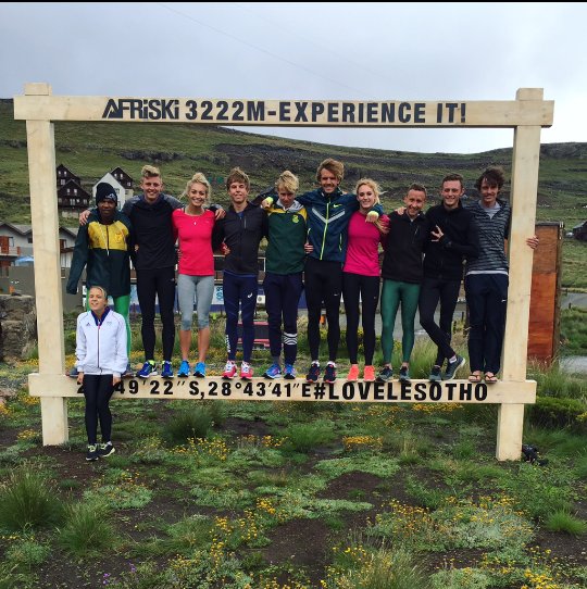 Hard work being done in Lesotho... At the best High Altitude training facilities <a href="/SkiAfriski/">AFRISKI</a>.