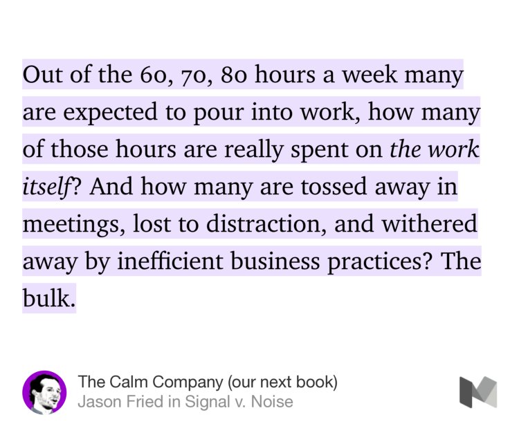 dhh's tweet photo. “The Calm Company” is a new book by @jasonfried and I, coming in ‘17. Stop the crazy at work https://t.co/3RcRGqsSNR https://t.co/25M9rEDUcT