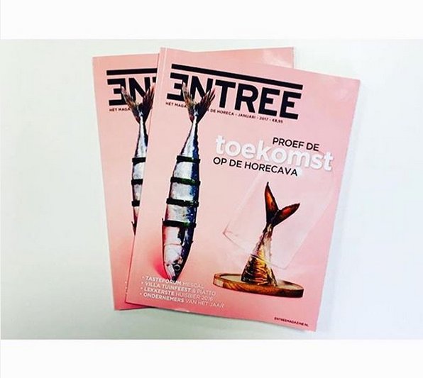 Goed begin van het nieuwe jaar. Uitgelicht op de cover van het eerste nummer van 2017! <a href="/entreemag/">Entree Magazine</a> #sensesrestaurant