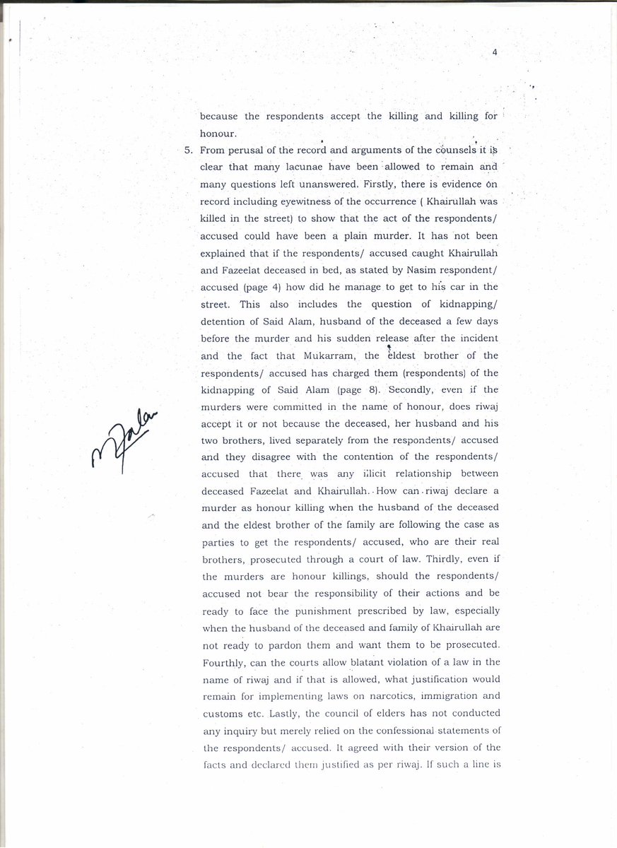 s_irshadahmad's tweet photo. If this line is followed then any persin may resort to murder, confess as honor killing & go scot free, thank you #CommissionerFCR 1/2 https://t.co/pi9IDJseYv