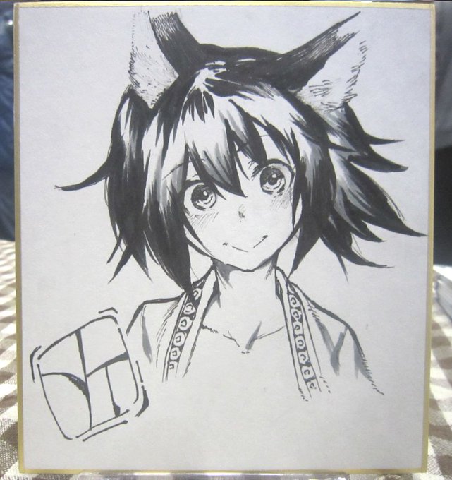 C91会場で頒布した色紙たち 2/3 