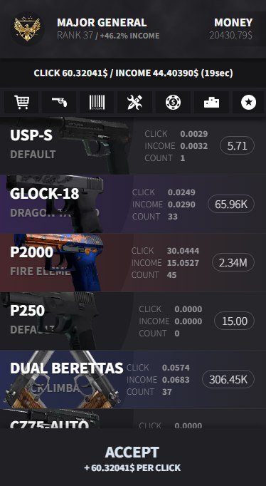 ForbitenStudio's tweet photo. CSGO Cases | Weapons And Cases.
https://t.co/FEDvUiDlLl

#indiedev #android #Apps #games #cordova #intelxdk #clicker #gamedev #androidgames https://t.co/zRkBNXyn4l