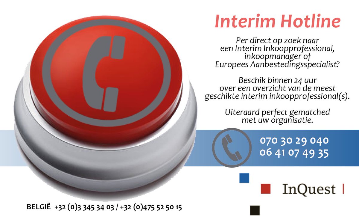 InQuest_NL's tweet image. Ben je al bekend met onze hotline? mf.tt/F8qv5 #inquest #inkoop #inkoopspecialist