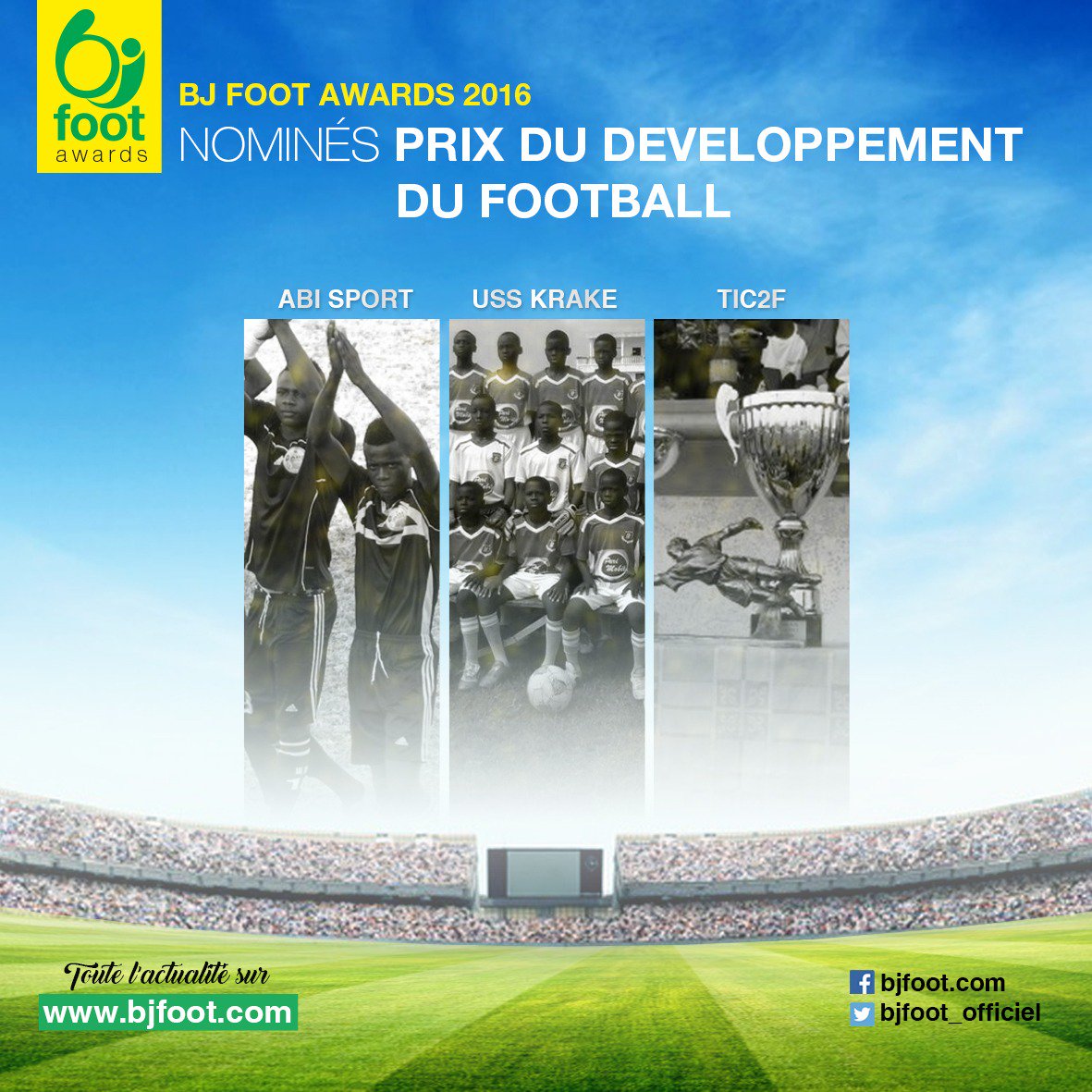 Bjfoot_Officiel's tweet photo. #AbiSports #UssKrake #TIC2F #Nomination #BjfootAwards2016 https://t.co/kmISaDwyza