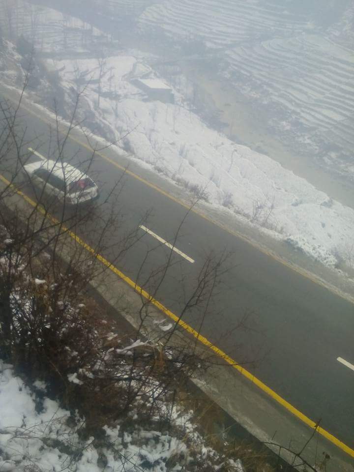 First snowfall in Dir Upper