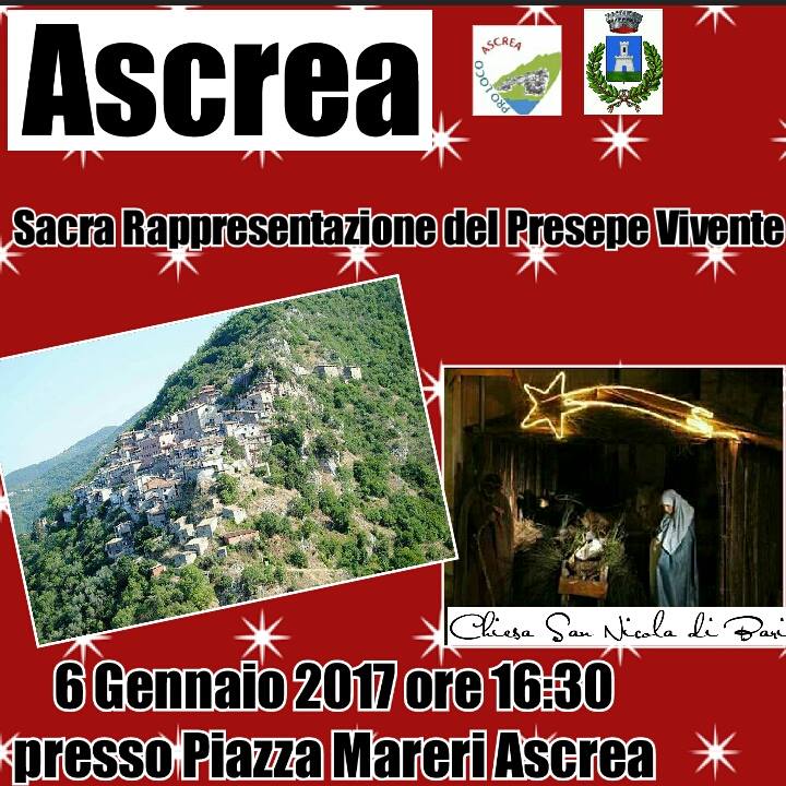 ProLocoAscrea's tweet image. 6 Gennaio, dopo la serata della #Pasquarella, #Concerto dell&apos;Epifania e #PresepeVivente in Piazza Mareri #prolocoascrea #ascrea #turano