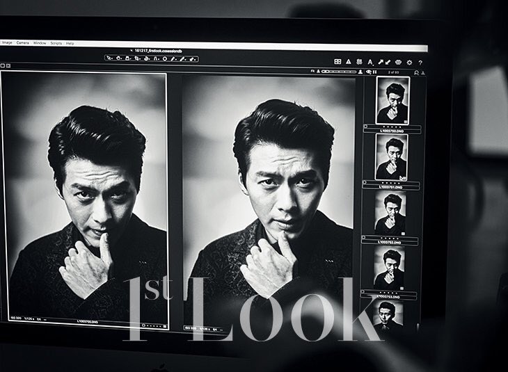 صور• 
هيون بين خلف كواليس مجلة '1st Look' .