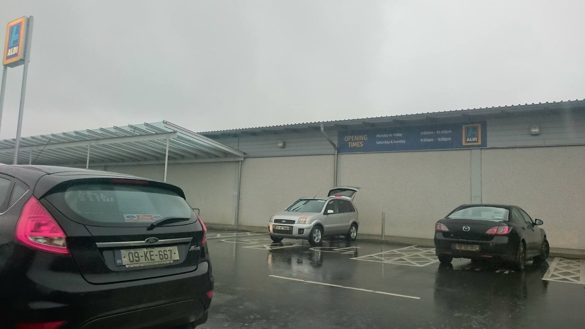 Parked there for a while apparently...