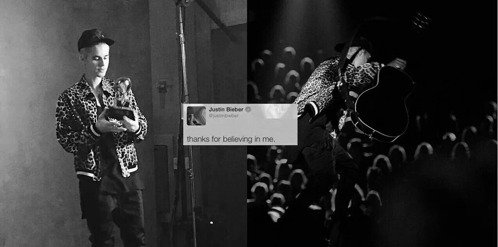 BiebsAccess's tweet photo. RETWEET if you're proud of him !

#BestFanArmy #Beliebers #iHeartAwards https://t.co/L32sngy5RE